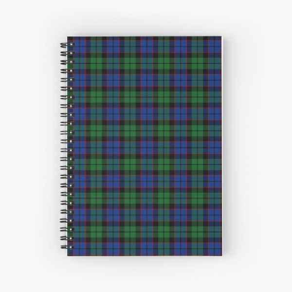 Gallamore tartan spiral notebook