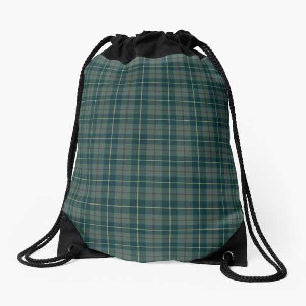 Galloway District tartan drawstring bag