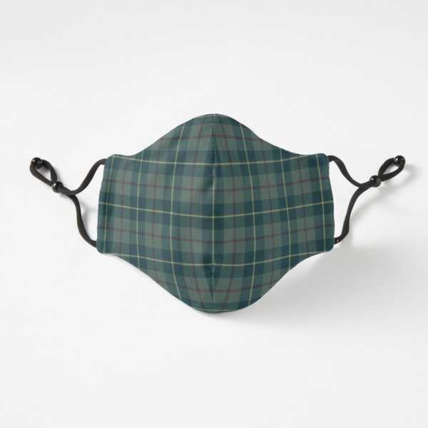 Galloway District tartan fitted face mask