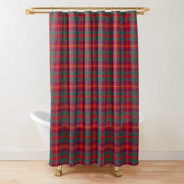 Geddes tartan shower curtain