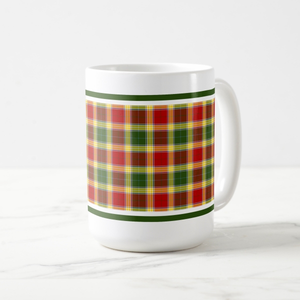 Gibbs tartan coffee mug