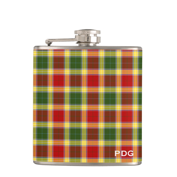 Clan Gibbs Tartan Flask