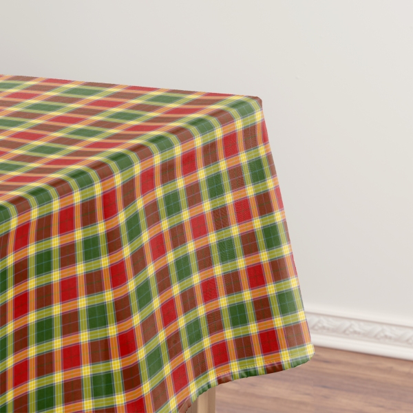 Gibbs tartan tablecloth