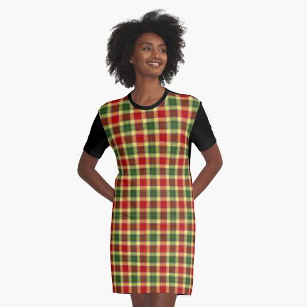 Gibbs tartan tee shirt dress