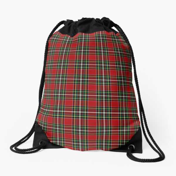 Gillespie tartan drawstring bag