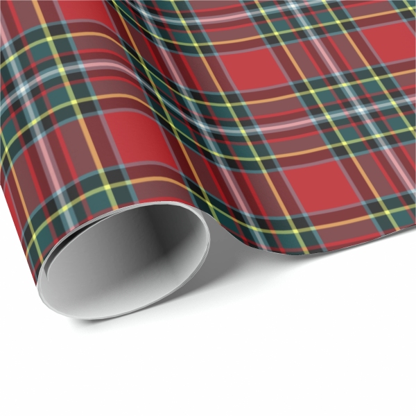 Gillespie tartan wrapping paper