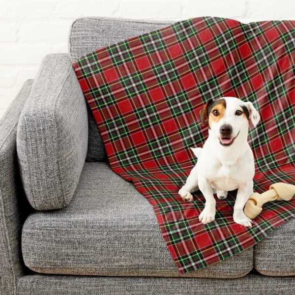 Gillespie tartan pet blanket