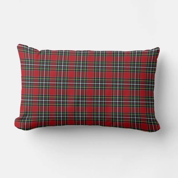 Gillespie tartan lumbar cushion