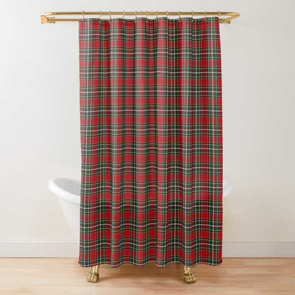 Gillespie tartan shower curtain