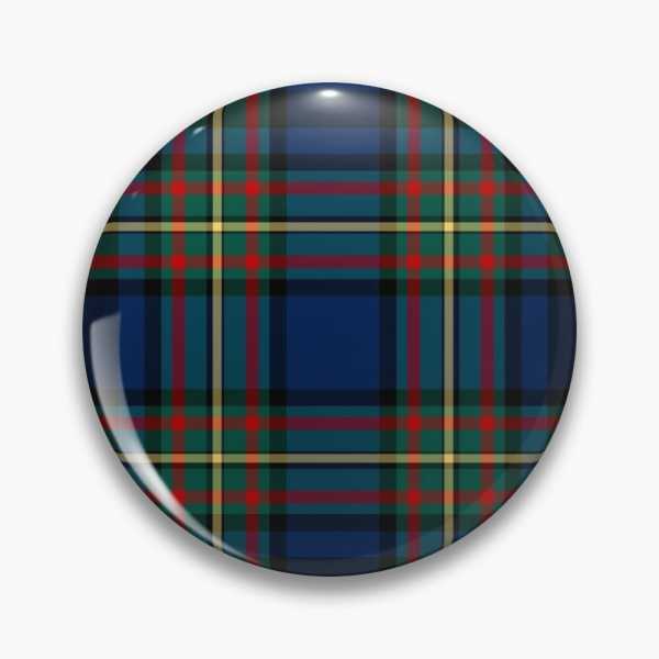 Gillies tartan pinback button