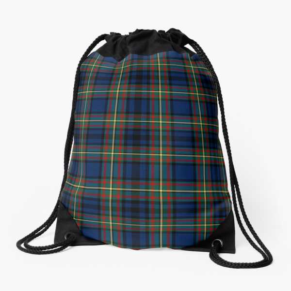 Gillies tartan drawstring bag