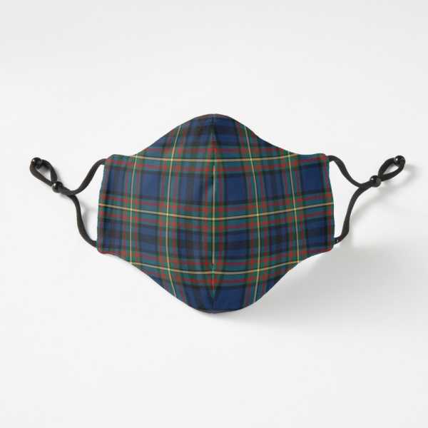 Gillies tartan fitted face mask