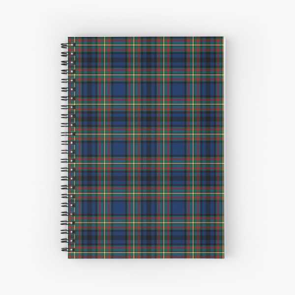 Gillies tartan spiral notebook