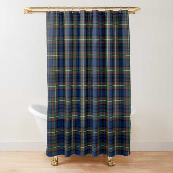 Gillies tartan shower curtain