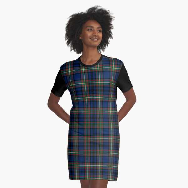 Gillies tartan tee shirt dress