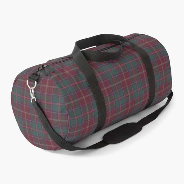 Glen Coe District tartan duffle bag