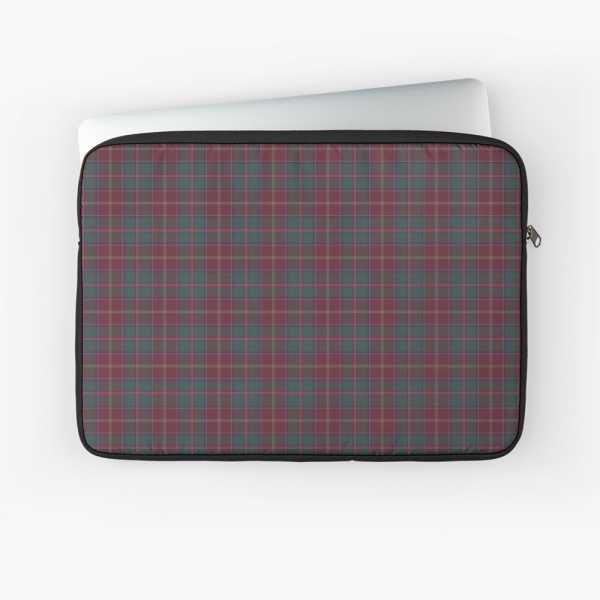 Glen Coe District tartan laptop sleeve