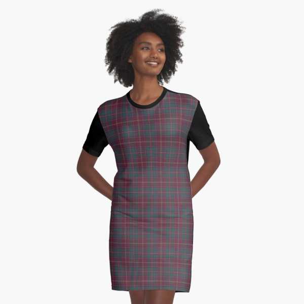 Glen Coe District tartan tee shirt dress