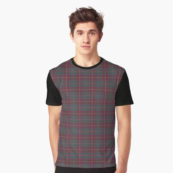 Glen Coe District tartan tee shirt