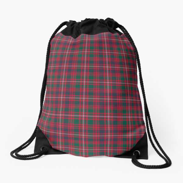 Glen Orchy District tartan drawstring bag