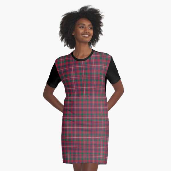 Glen Orchy District tartan tee shirt dress