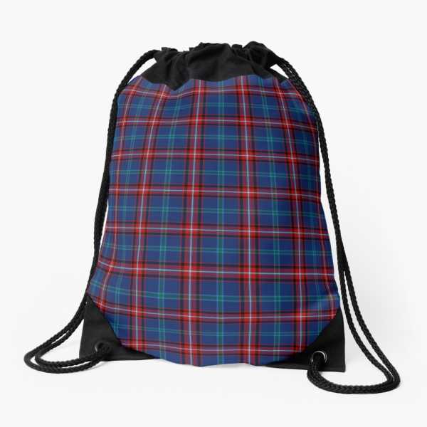 Glenn tartan drawstring bag