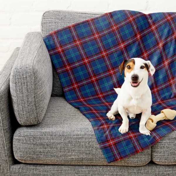 Glenn tartan pet blanket