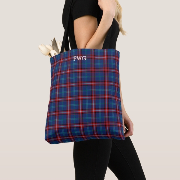 Clan Glenn Tartan Tote Bag