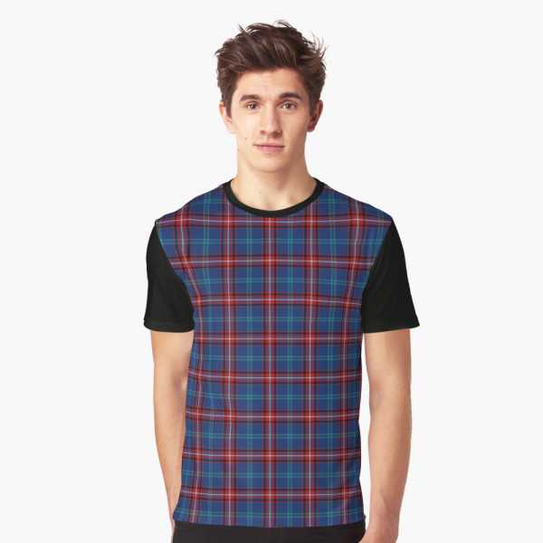 Glenn tartan tee shirt