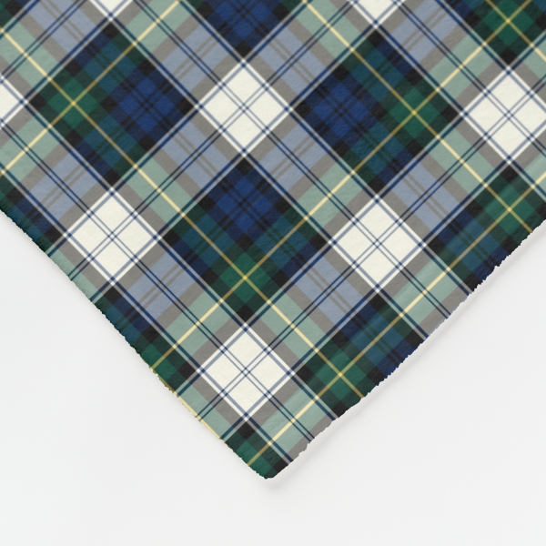 Gordon Dress tartan fleece blanket