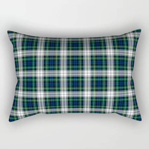 Gordon Dress tartan rectangular throw pillow