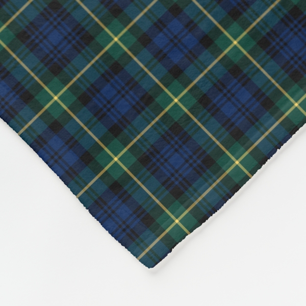 Gordon tartan fleece blanket