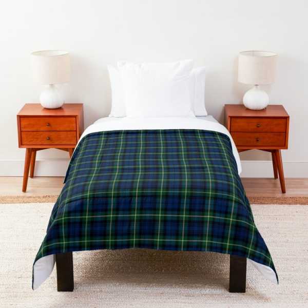 Gordon tartan comforter