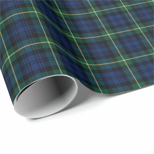 Gordon tartan wrapping paper