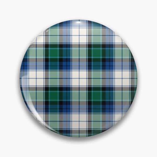 Graham Dress tartan pinback button