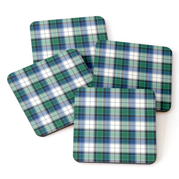 Graham Dress tartan beverage coasters