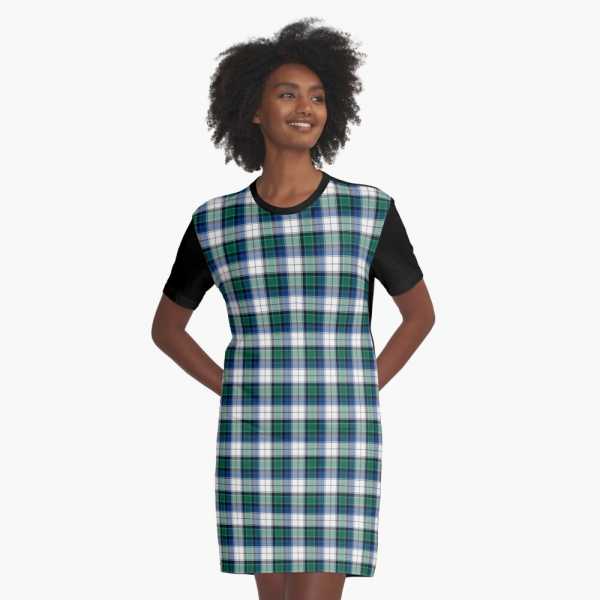 Graham Dress tartan tee shirt dress