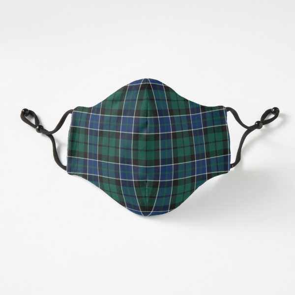 Graham tartan fitted face mask