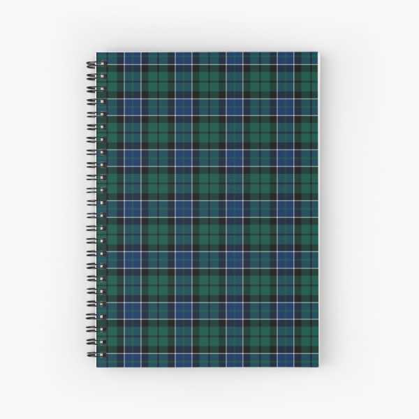 Graham tartan spiral notebook