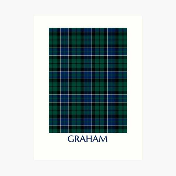 Graham tartan art print