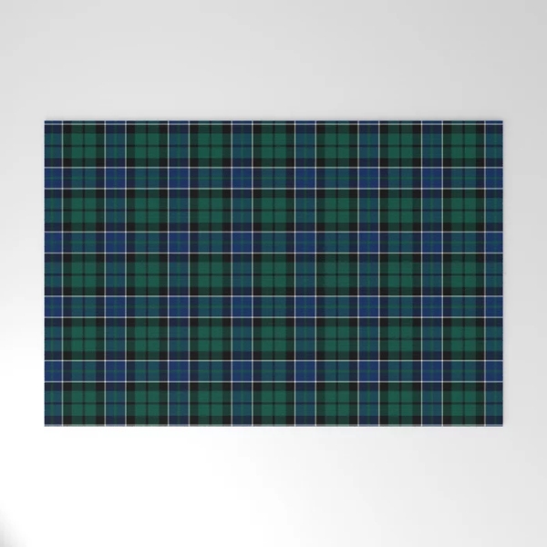 Graham tartan welcome mat