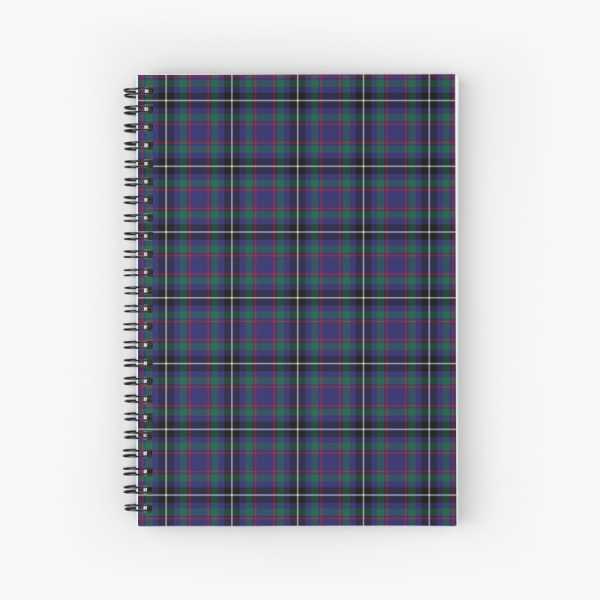 Grainger tartan spiral notebook