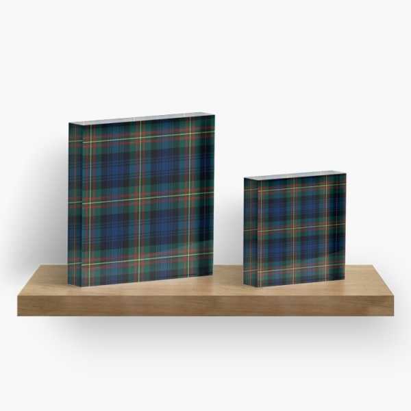 Grant Hunting tartan acrylic block