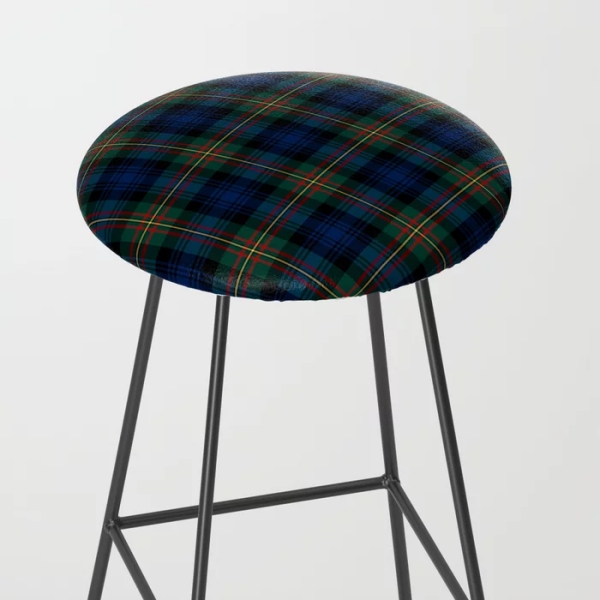 Grant Hunting tartan bar stool