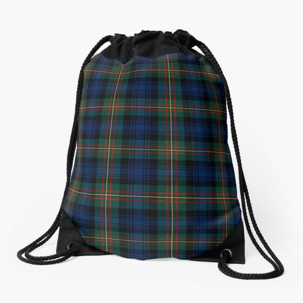 Grant Hunting tartan drawstring bag