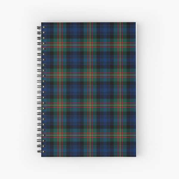 Grant Hunting tartan spiral notebook