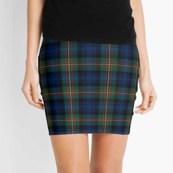 Grant Hunting tartan mini skirt
