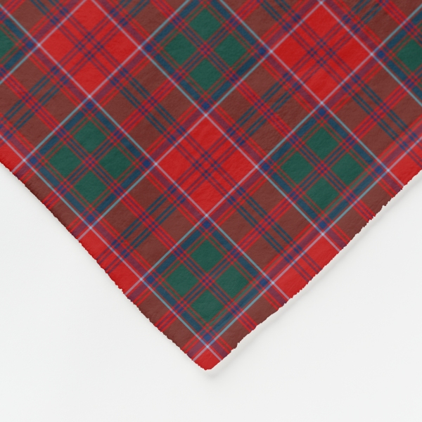 Grant tartan fleece blanket