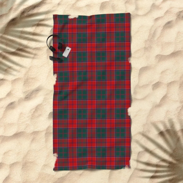 Grant tartan beach towel