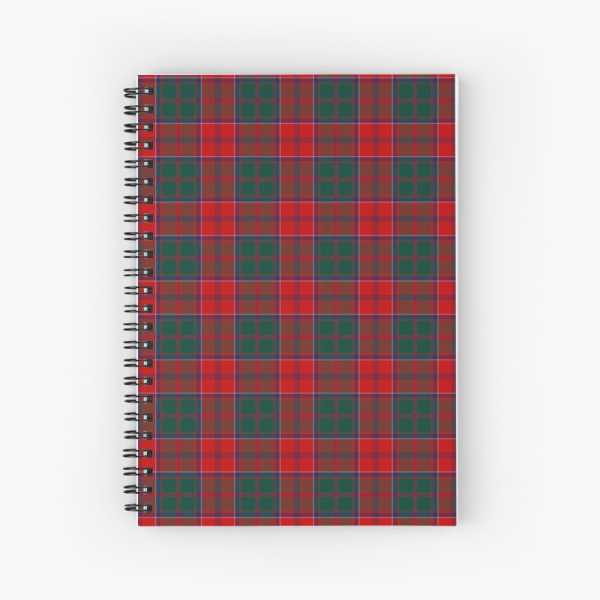 Grant tartan spiral notebook